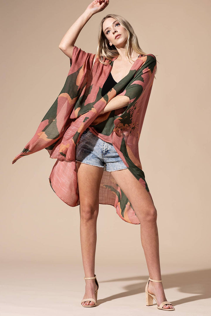 Sweeping Floral Kimono