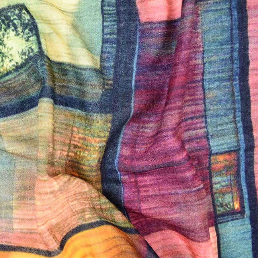 Bissett Artful Colorblock Scarf