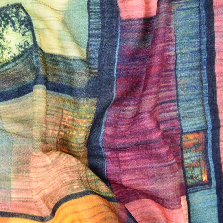 Bissett Artful Colorblock Scarf