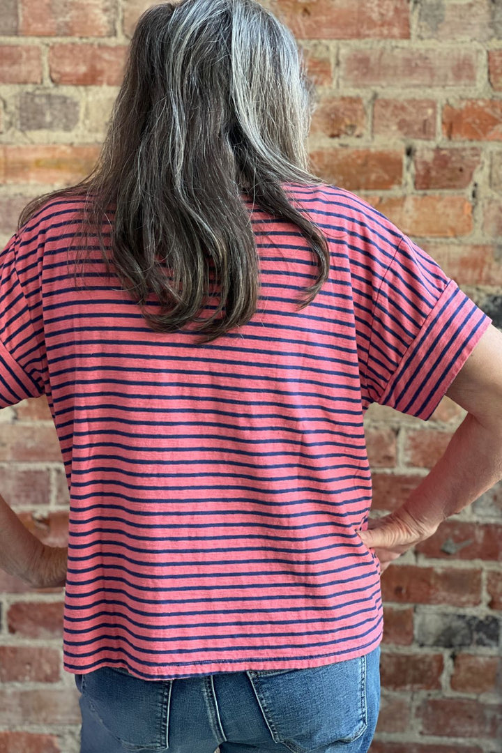 Cut Loose S/S Stripe Tee at Adlib Clothing in Asheville, NC