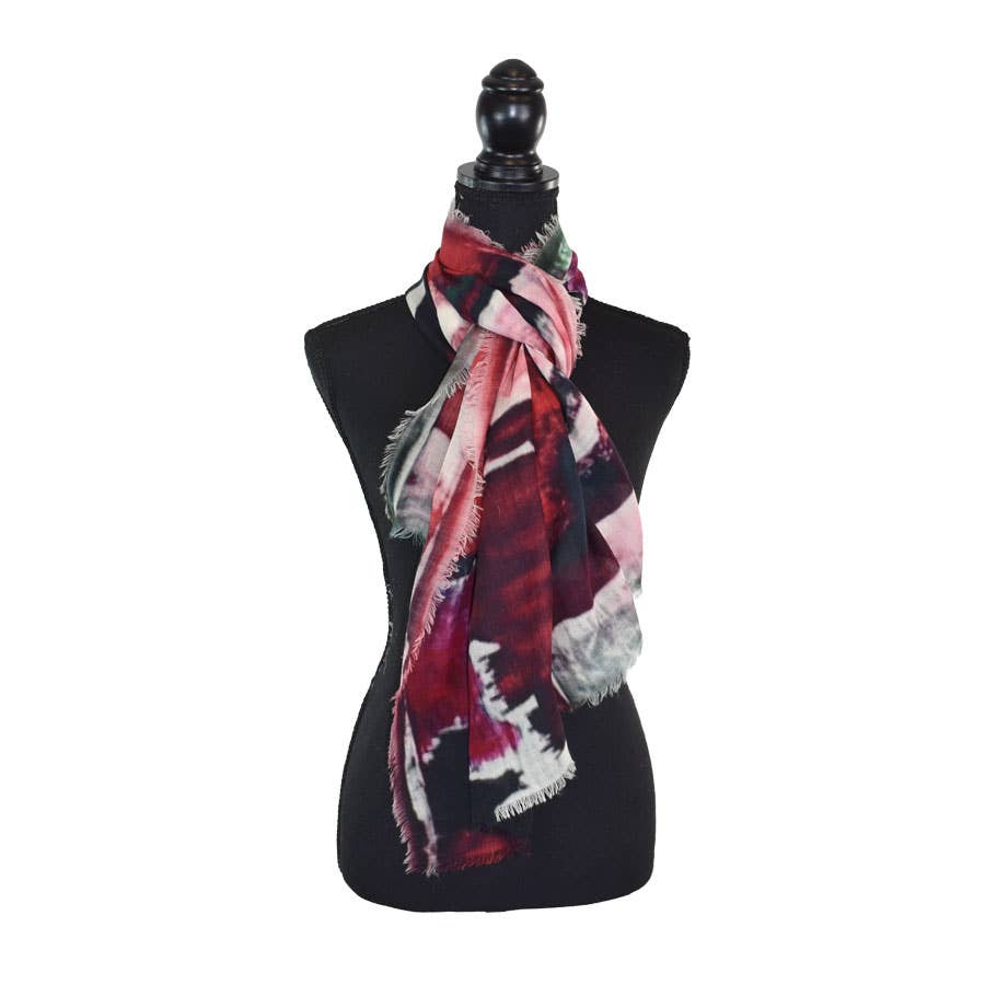 Nairobi Abstract Matty Wool Scarf