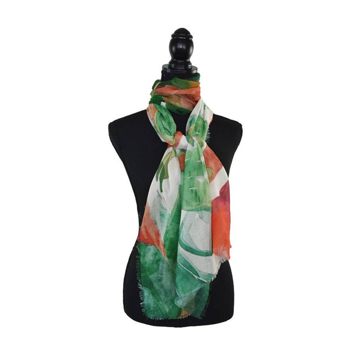 Nuala Painterly Narrow Scarf