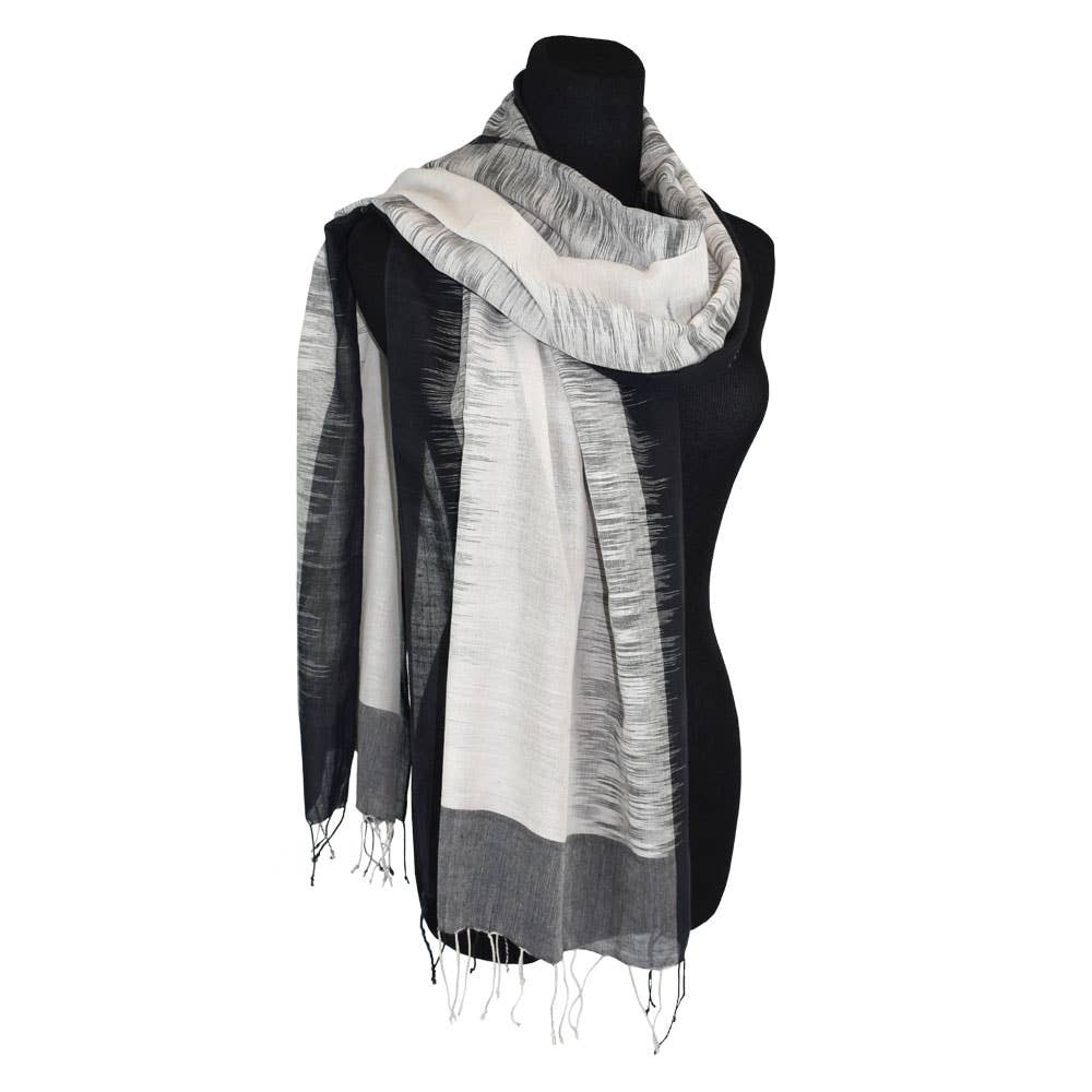Wickham Handwoven Ikat Scarf