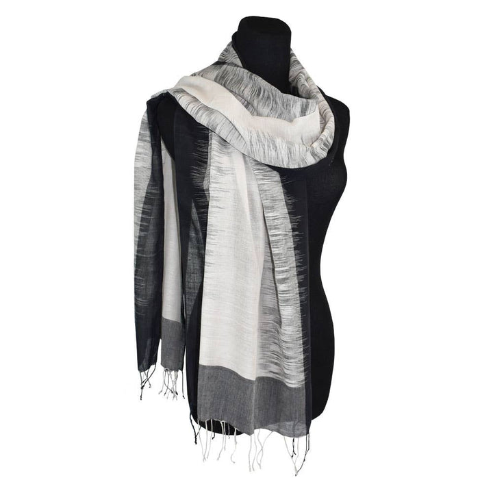 Wickham Handwoven Ikat Scarf
