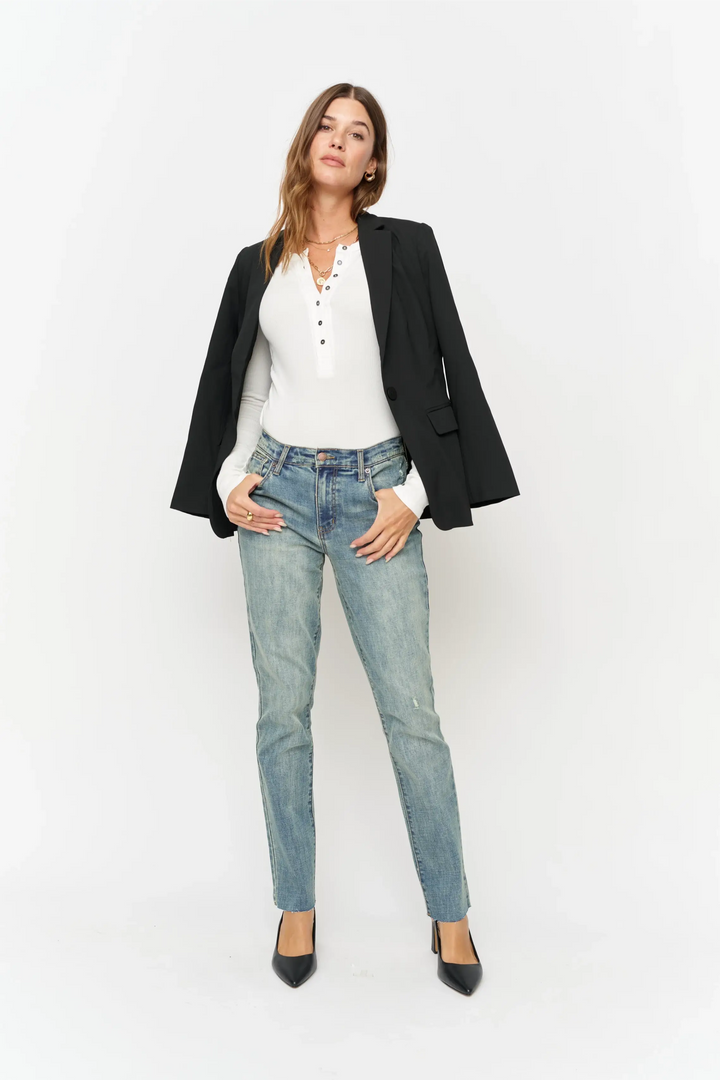 Crosby Mid Rise Relaxed Taper Jean, 4 Year Vintage