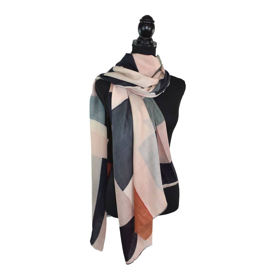 Pakuna Abstract Geo Scarf Shawl