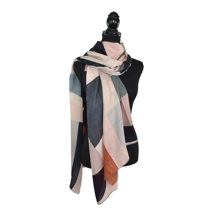Pakuna Abstract Geo Scarf Shawl