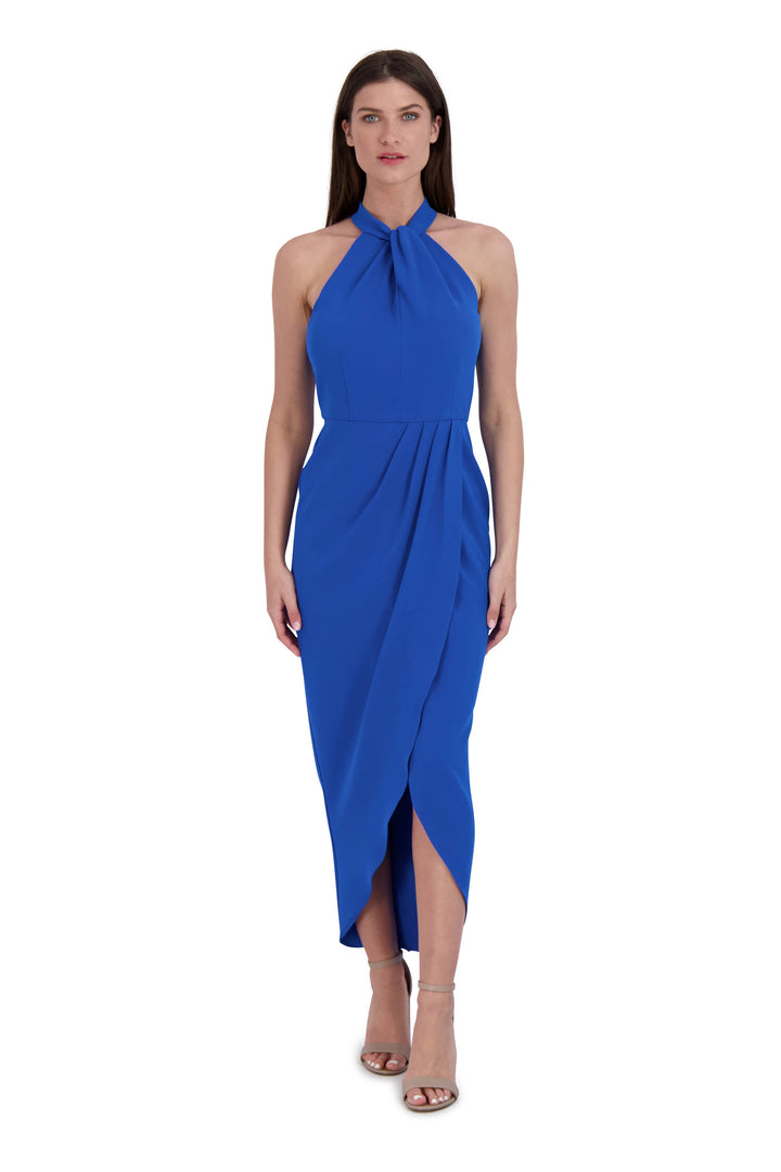 Julia Jordan Knot Neck Maxi Dress