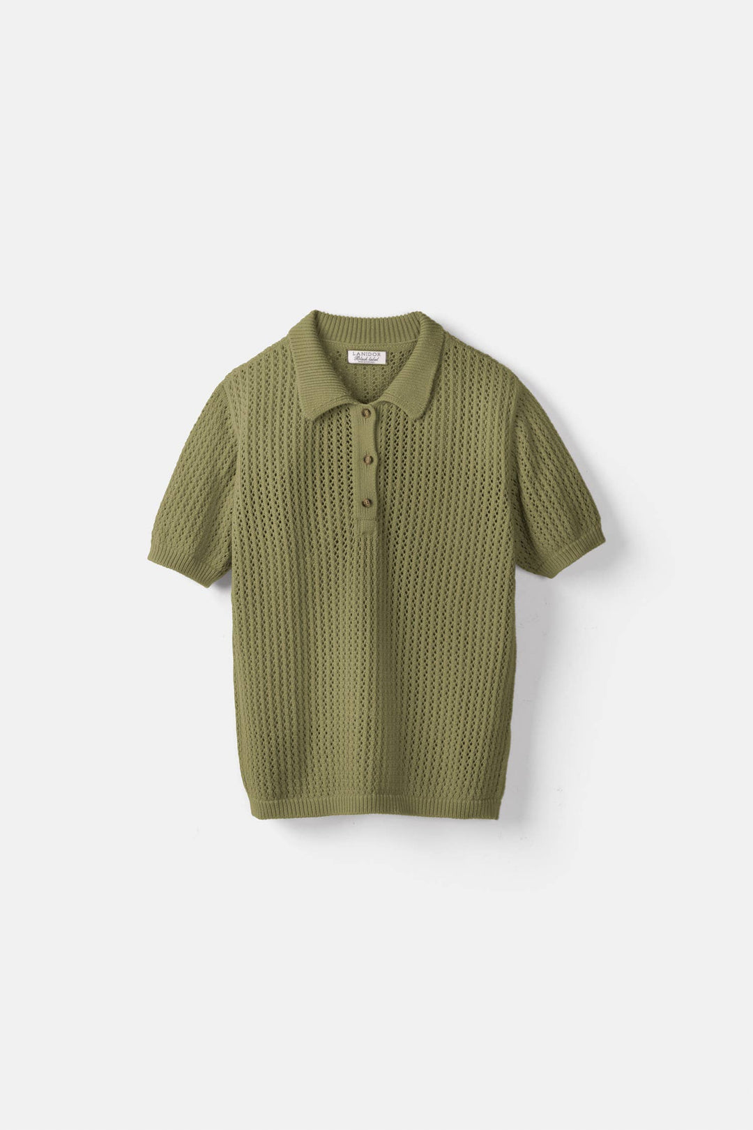 Knit Polo Shirt With Buttons