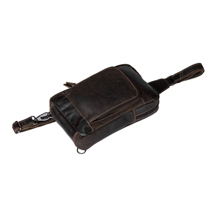 Leather Crossbody Bag Hamilton - Brown