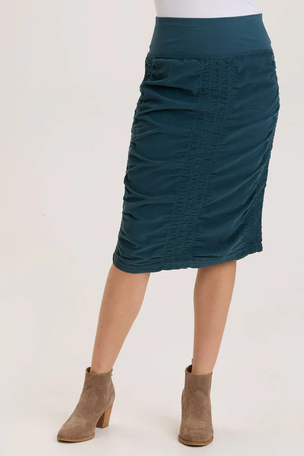 Cord Midi Trace Skirt