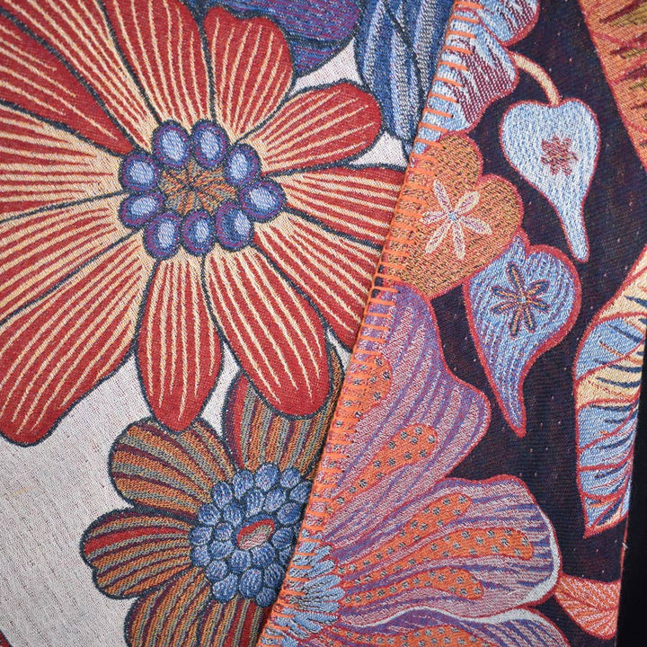 Caitlyn Floral  Jacquard Kimono Wrap