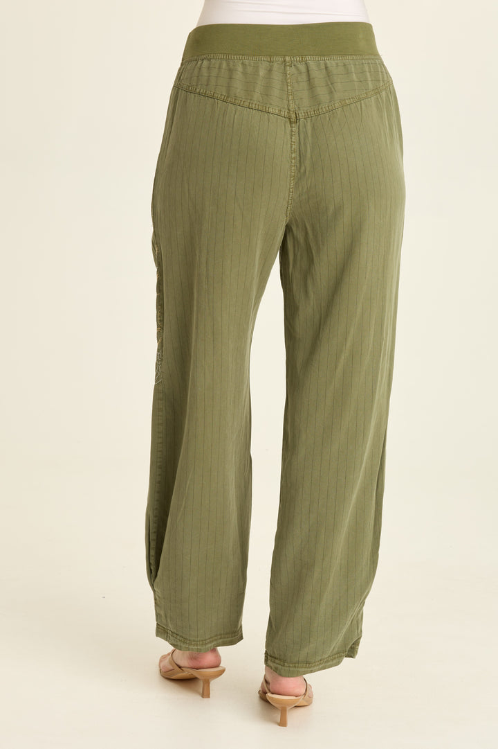 Embroidered Carell Crop