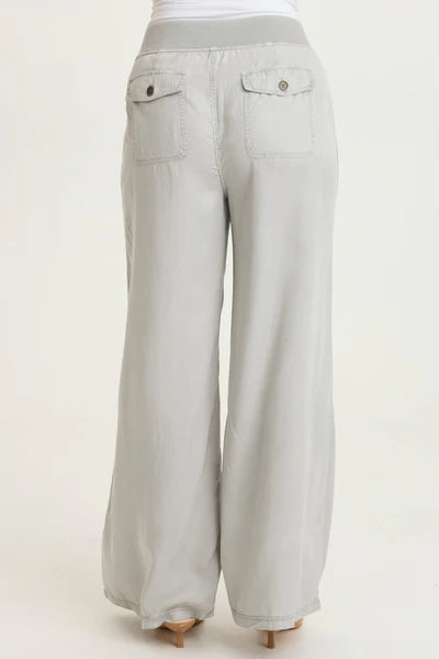 Embroidered Dacia Wide Leg