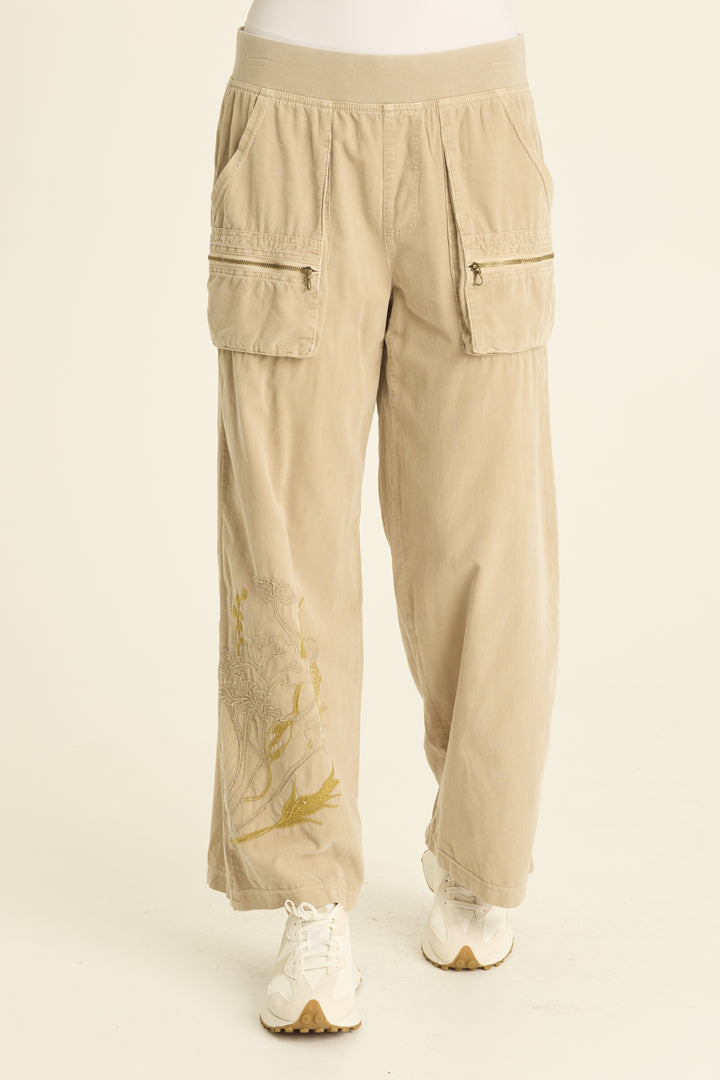 Embroidered Aleks Pant
