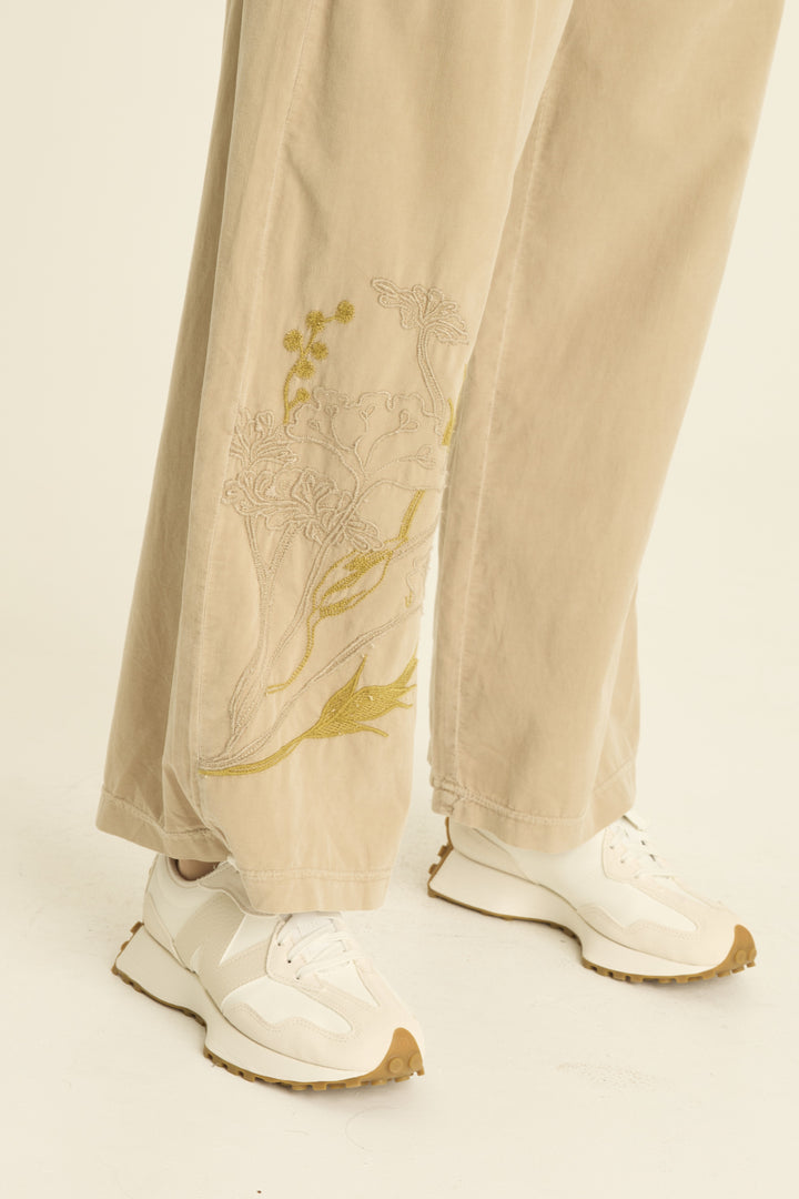 Embroidered Aleks Pant