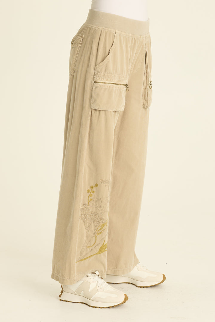 Embroidered Aleks Pant