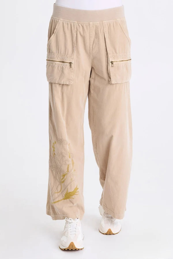 Embroidered Aleks Pant