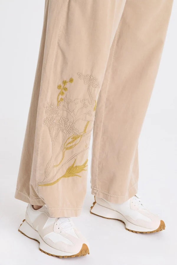 Embroidered Aleks Pant