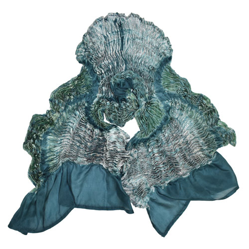 Sivek Shibori Silk Scarf