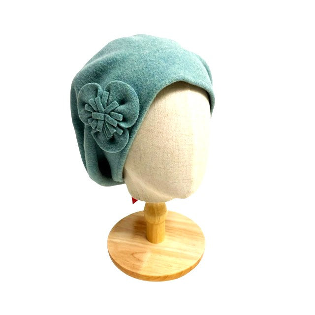Boiled Wool Slouch Beret