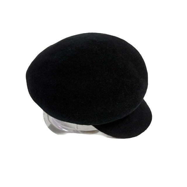 Boiled Wool Newsboy Cap