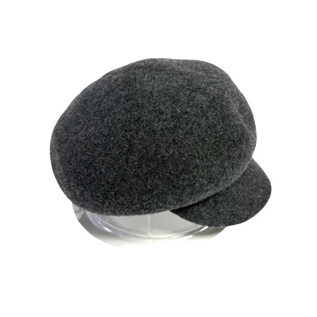 Boiled Wool Newsboy Cap