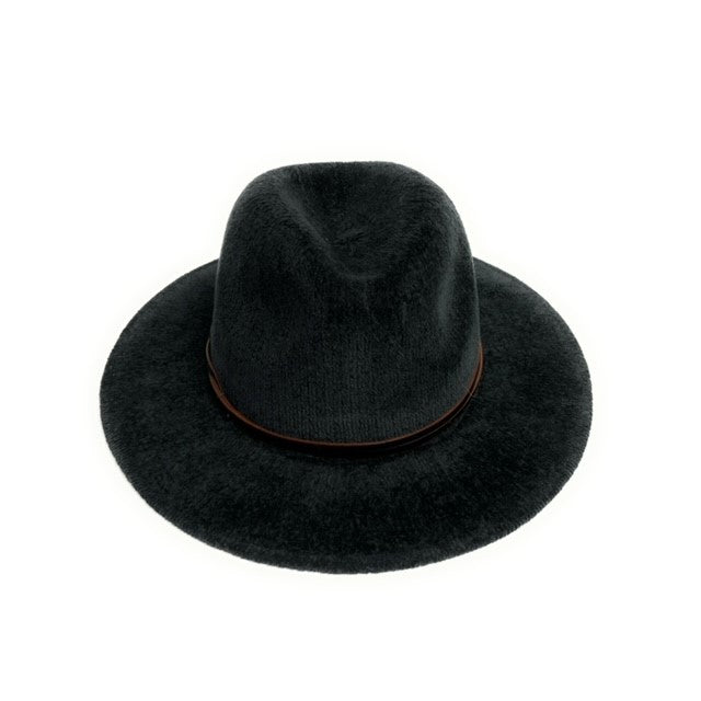 Chenille Fedora Brim Hat