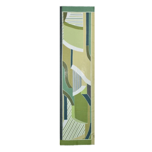 Ezra Narrow Geometric Scarf