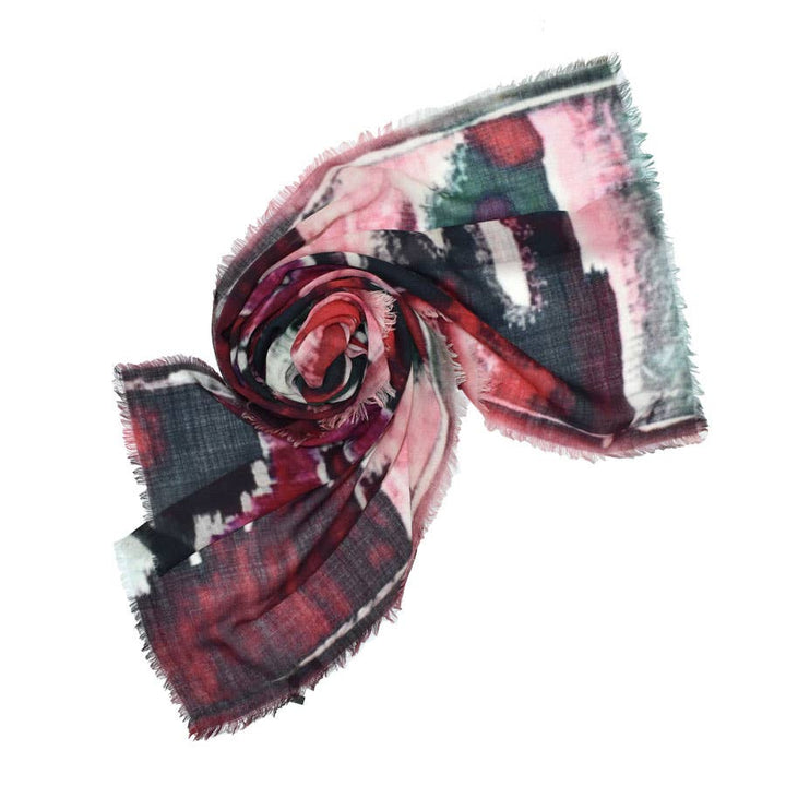 Nairobi Abstract Matty Wool Scarf