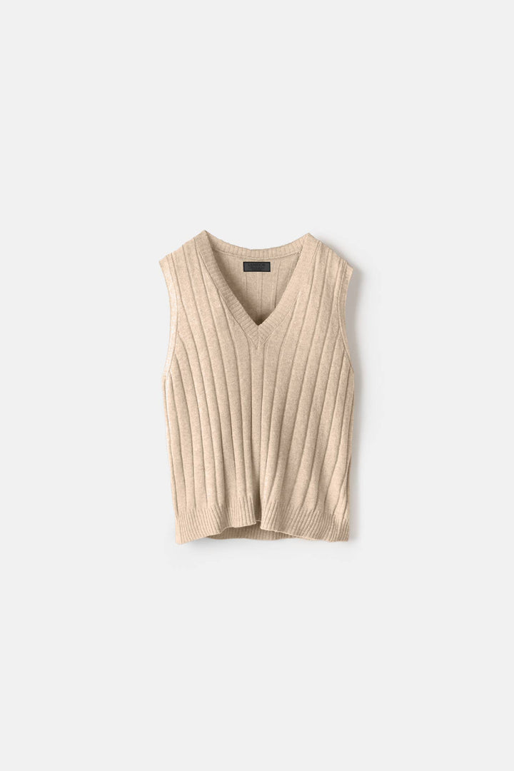 Ribbed Knit Vest