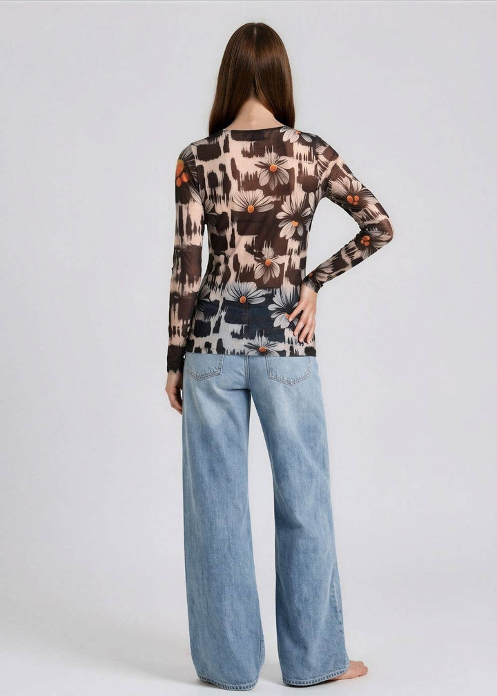 Crazy Daisy - Florence Double Sheer Top