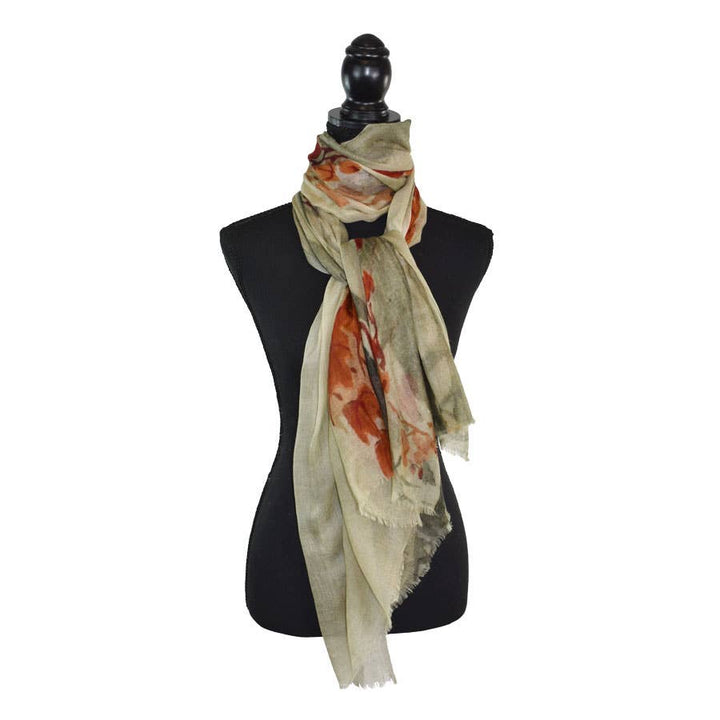 Oksana Autumnal Fine Wool Scarf