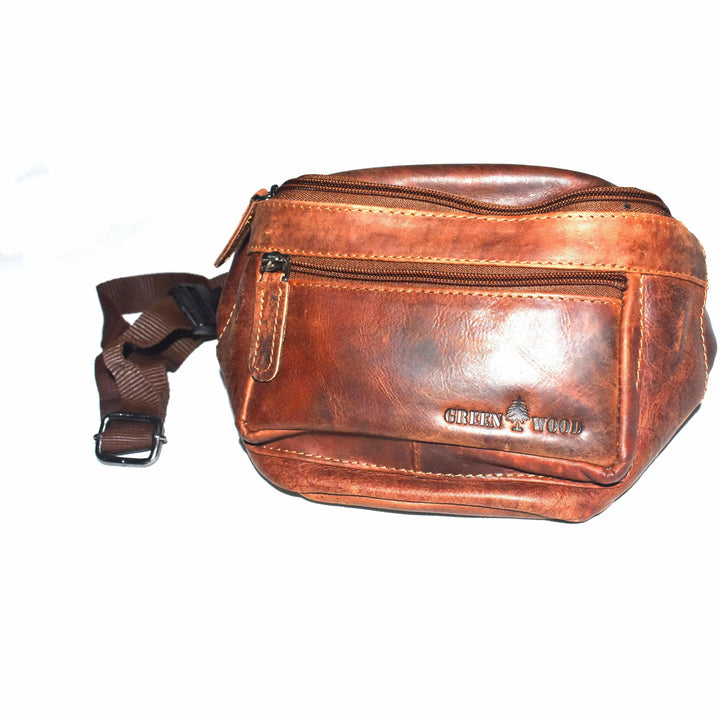Echuca Unisex Leather Belt Bag