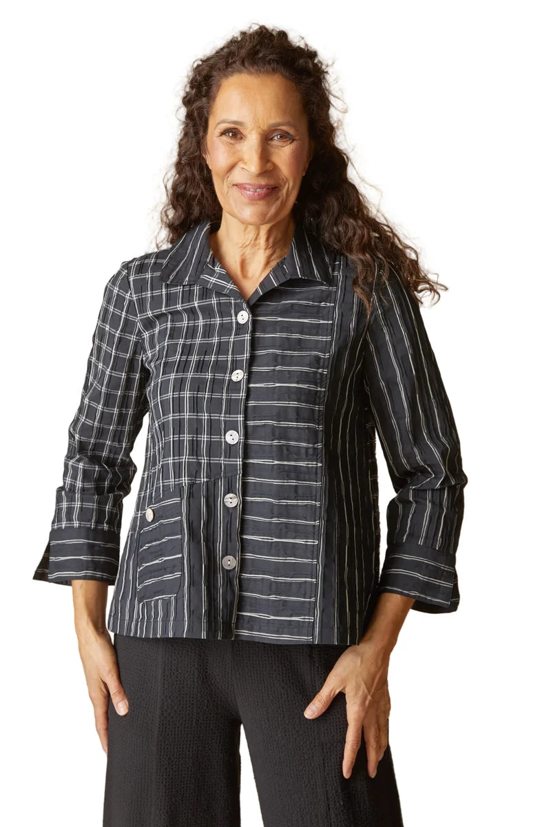 Tucked Dobby Mix Daphne Shirt