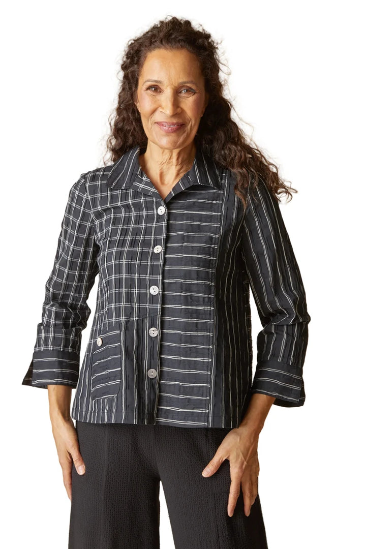 Tucked Dobby Mix Daphne Shirt