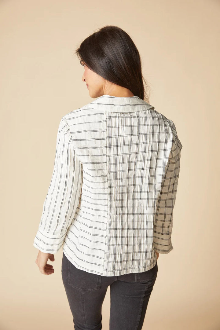 Tucked Dobby Mix Daphne Shirt