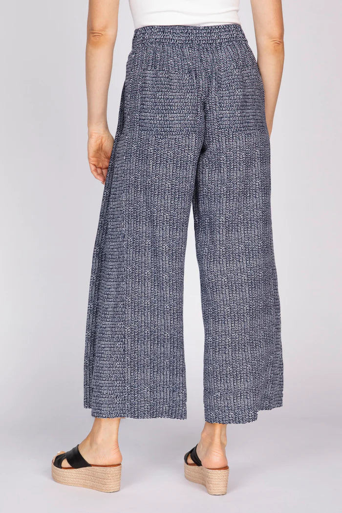 Olivia's Flax Stripe Gemma Flood Pant