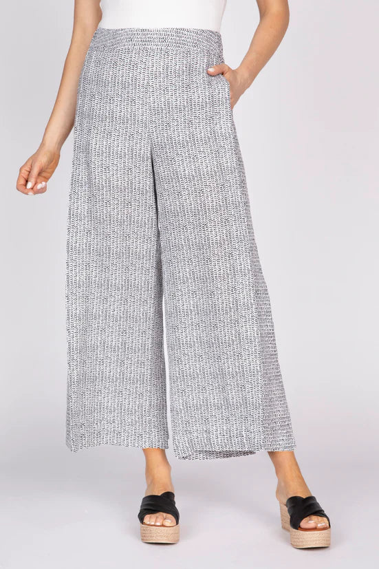 Olivia's Flax Stripe Gemma Flood Pant
