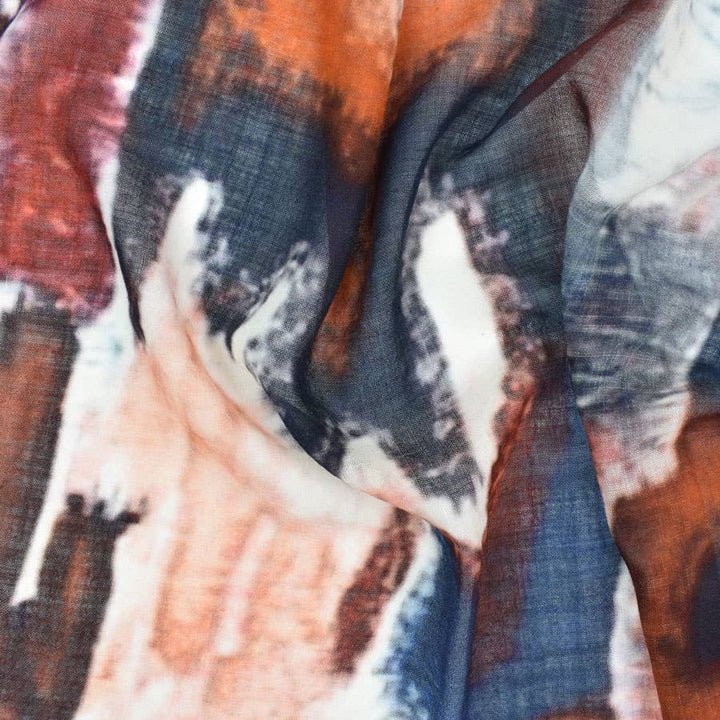 Nairobi Abstract Matty Wool Scarf