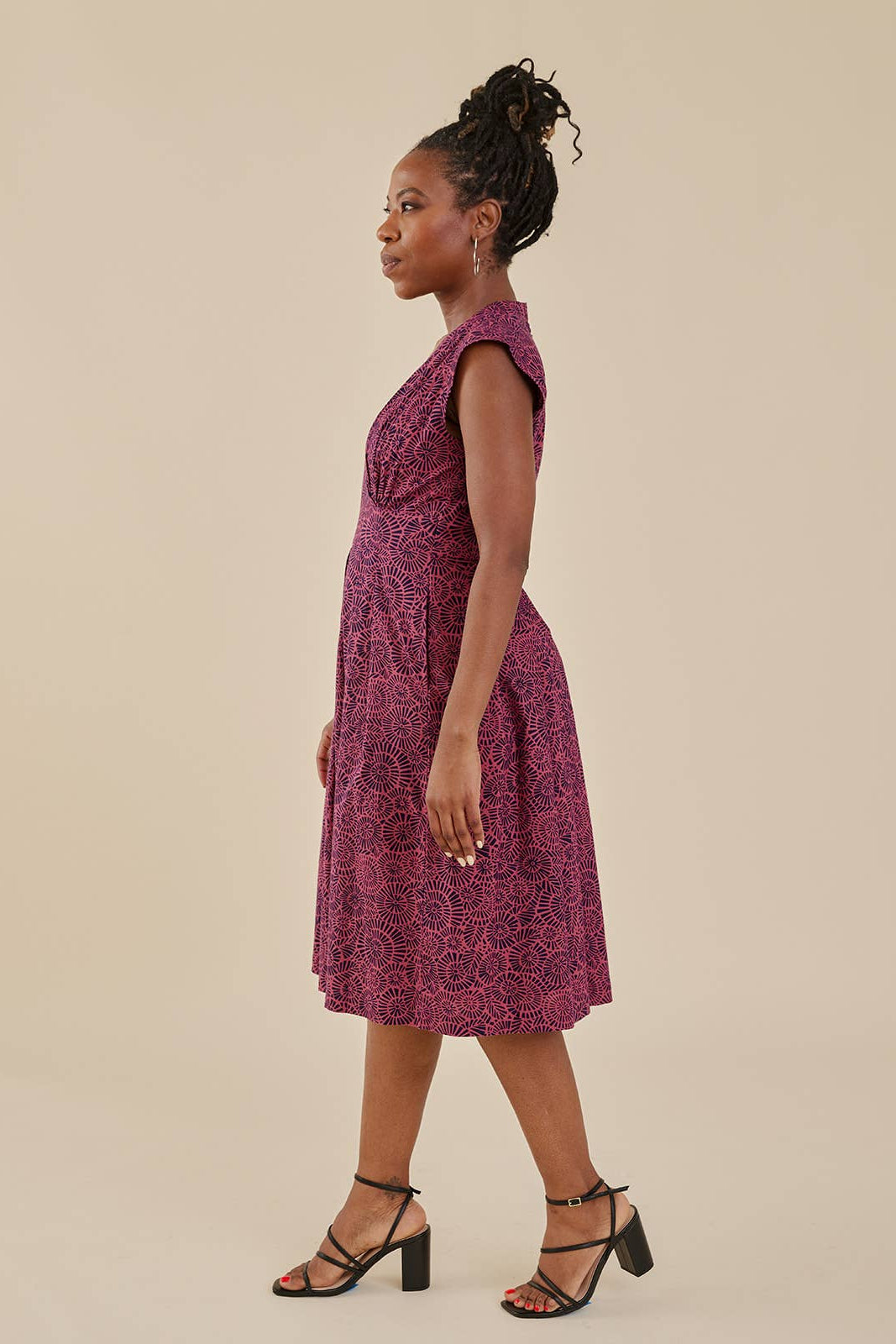 Lucille Dress Soft Fuschia Rays