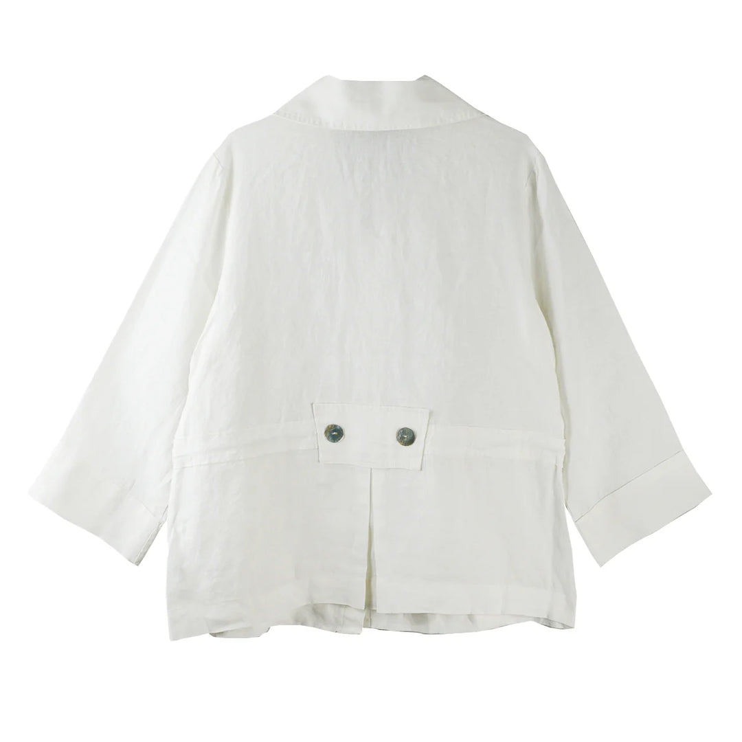 Olivia's Flax Solid Crossroads Jacket