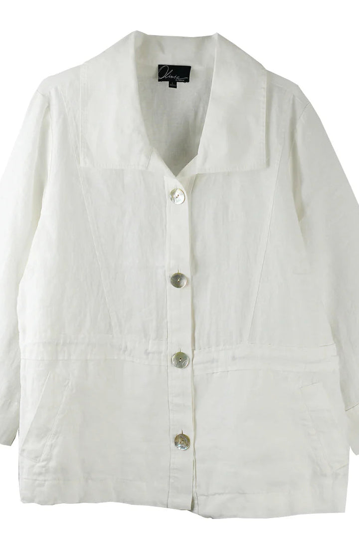 Olivia's Flax Solid Crossroads Jacket