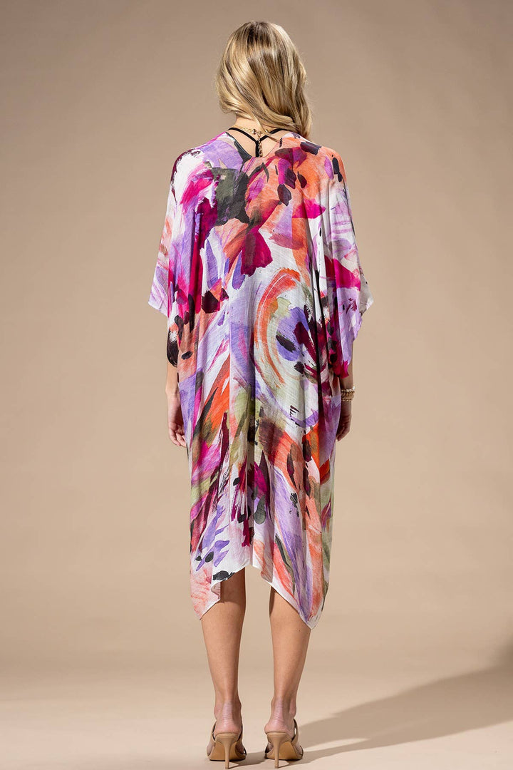 Watercolor Multi Kimono