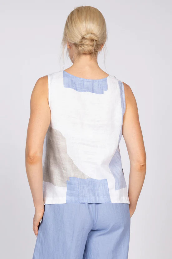 Olivia's Flax Clearblock Sunset Tank