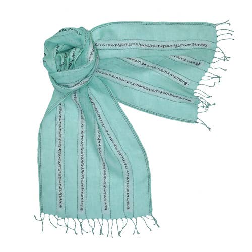 Makayla Handwoven Linen Scarf