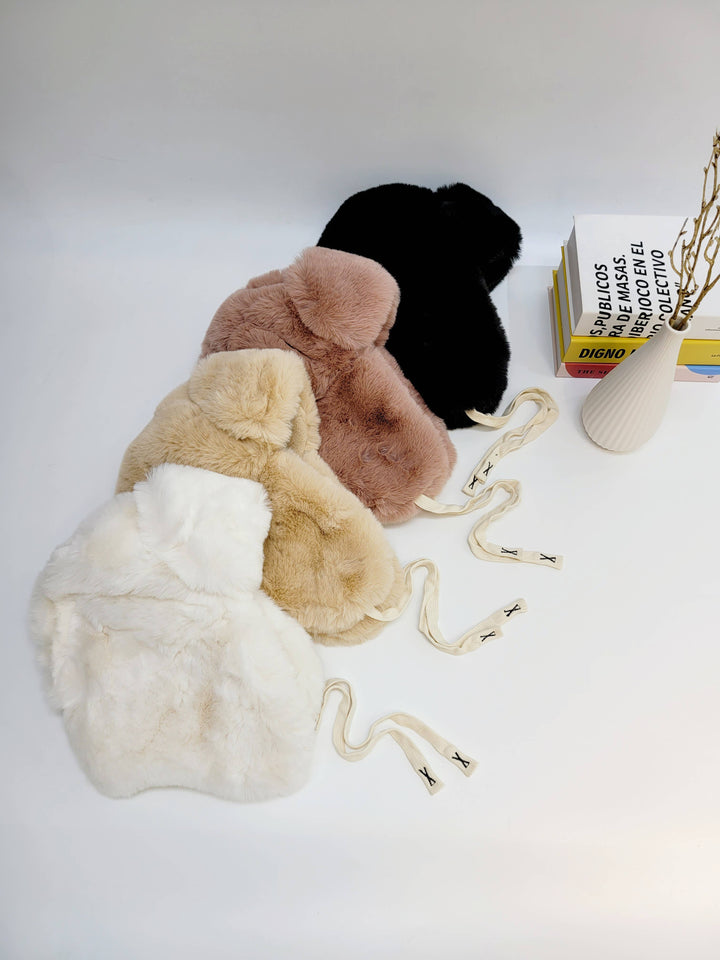Faux Fur Trapper Hat with Ear Flap