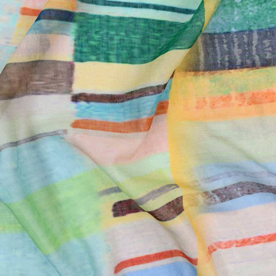 Frazier Abstract Narrow Scarf