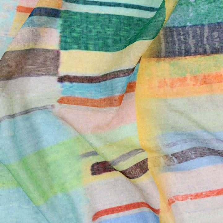 Frazier Abstract Narrow Scarf