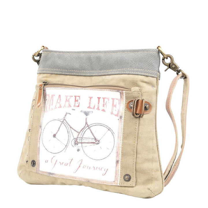 Make Life A Journey Shoulder/Crossbody Bag